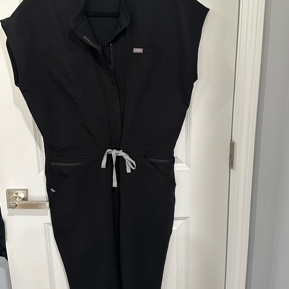Figs Black Jumpsuit